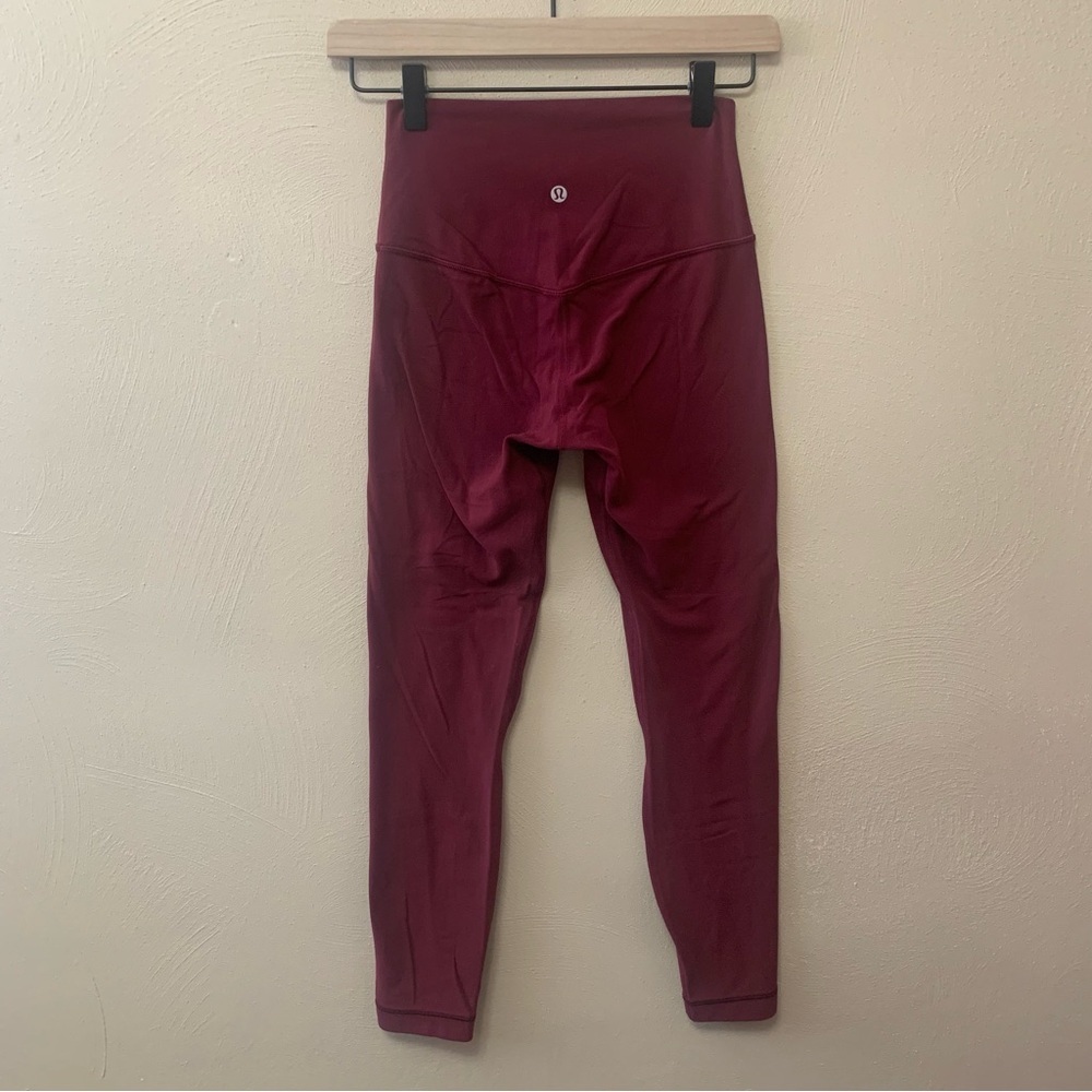 Lululemon Align Pant Ii *25" Deep Ruby Size 4 W5b… - image 7